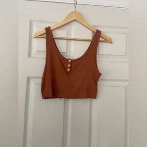 american eagle button cami tank